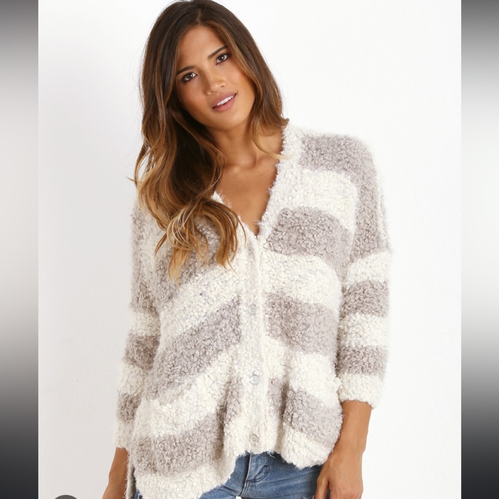 Free People Marshmallow Slouchy Sweater